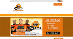 Desktop Screenshot of popalocknc.com